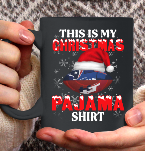 Houston Texans This Is My Christmas Pajama Shirt NFL Ceramic Mug 11oz