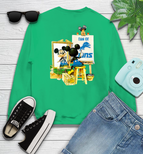 NFL Football Detroit Lions Mickey Drawing Shirt 31