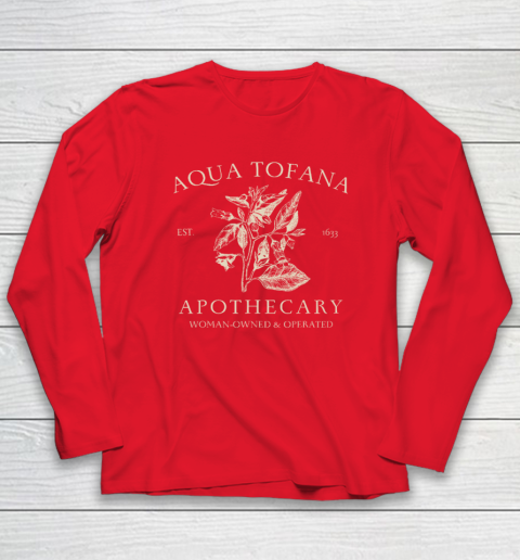 Funny Feminist Aqua Tofana Apothecary Vintage Long Sleeve T-Shirt 6