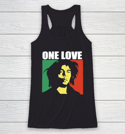 One Love Bob Marley Racerback Tank