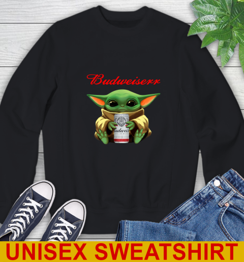 Star Wars Baby Yoda Hugs Budweiser Beer Shirt 26