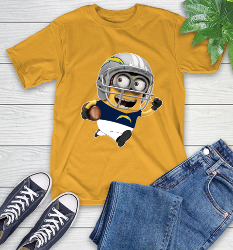 NFL San Diego Chargers Minions Disney Football Sports T-Shirt 3