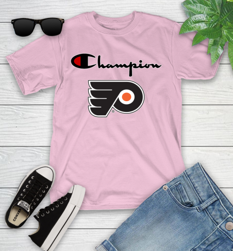 NHL Hockey Philadelphia Flyers Champion Shirt Youth T-Shirt 7