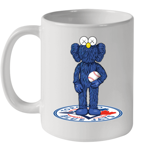 MLB Baseball Toronto Blue Jays Kaws Bff Blue Figure Shirt Ceramic Mug 11oz