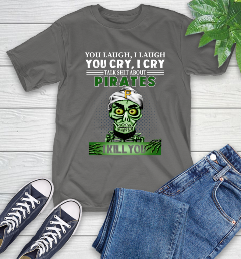 MLB Talk Shit About Pittsburgh Pirates I Kill You Achmed The Dead Terrorist Jeffrey Dunham Baseball T-Shirt 10