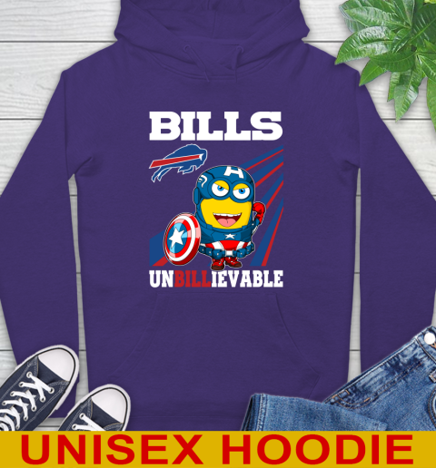NFL Football Buffalo Bills Captain America Marvel Avengers Minion Shirt Hoodie 5