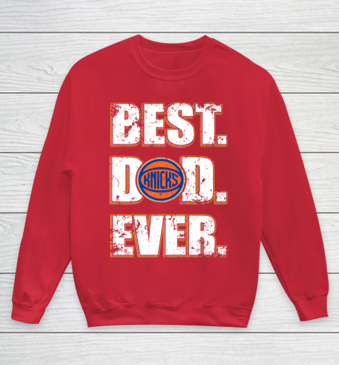 NBA New York Knicks Basketball Best Dad Ever Family Shirt Youth Sweatshirt 7
