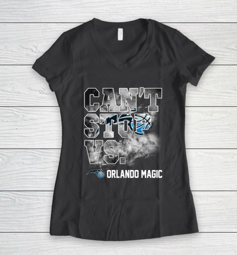 NBA Orlando Magic Basketball Can't Stop Vs Women's V-Neck T-Shirt 6