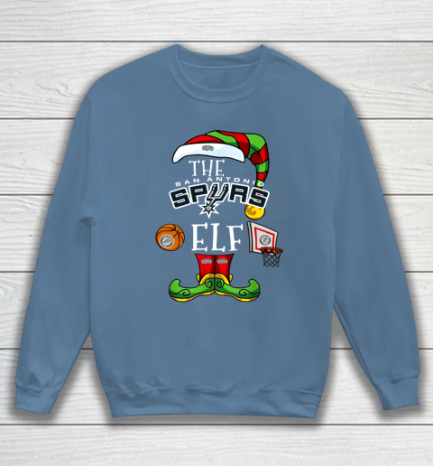 San Antonio Spurs Christmas ELF Funny NBA Sweatshirt 6
