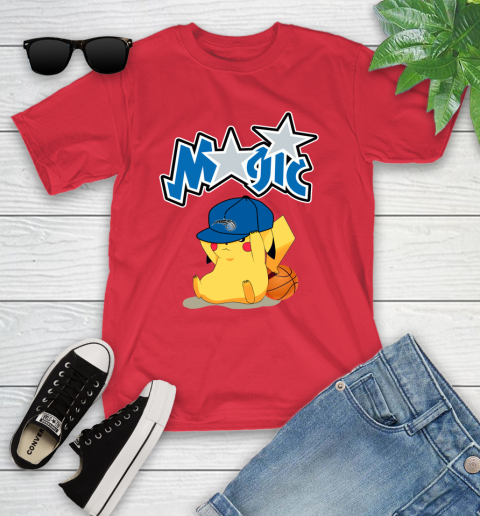 NBA Pikachu Basketball Sports Orlando Magic Youth T-Shirt 10