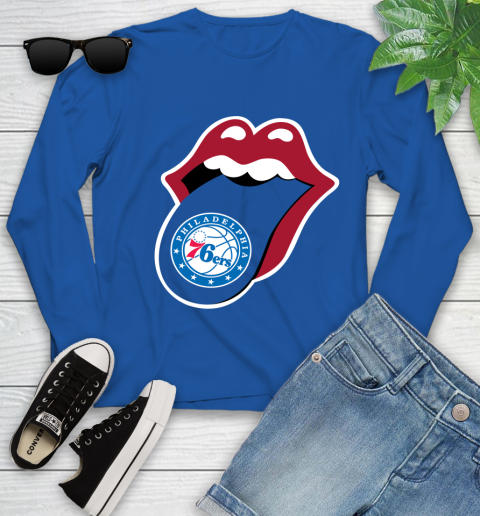 Philadelphia 76ers NBA Basketball Lips I Root For My Team Adoring Fan 133