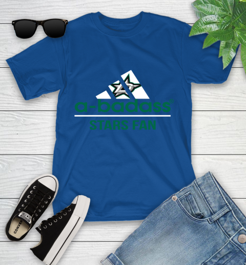 NHL A Badass Dallas Stars Jackets Fan Adidas Hockey Sports Youth T-Shirt 12