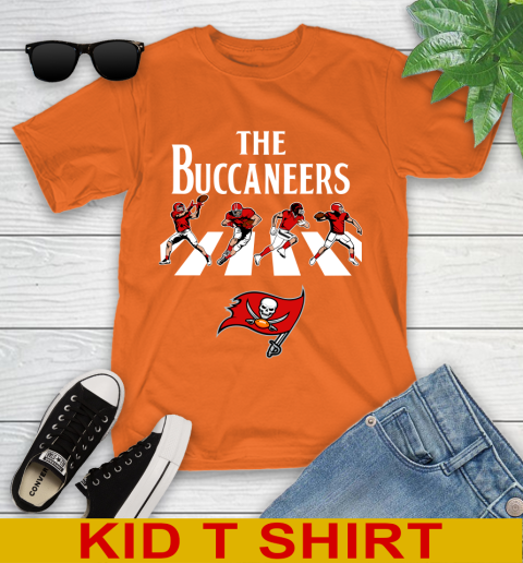 NFL Football Tampa Bay Buccaneers The Beatles Rock Band Shirt Youth T-Shirt 8