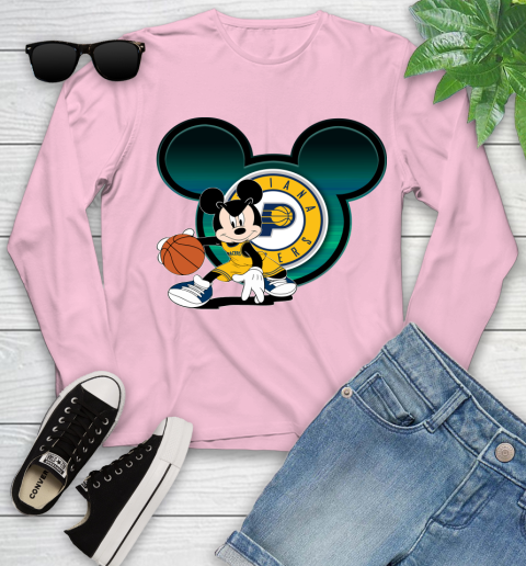 NBA Indiana Pacers Mickey Mouse Disney Basketball Youth Long Sleeve 10