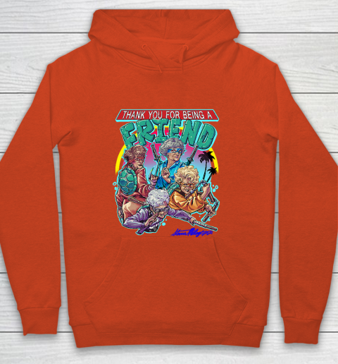 Golden Girls Tshirt Thank You For Being A Friend Ninja Turtles Youth Hoodie 3