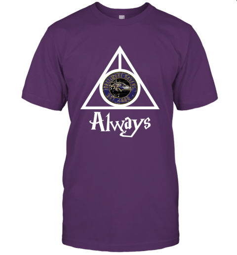 Always Love The Baltimore Ravens x Harry Potter Mashup Unisex Jersey Tee