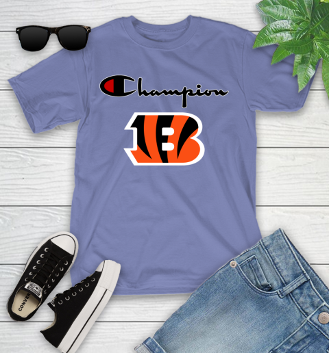 NFL Football Cincinnati Bengals Champion Shirt Youth T-Shirt 12