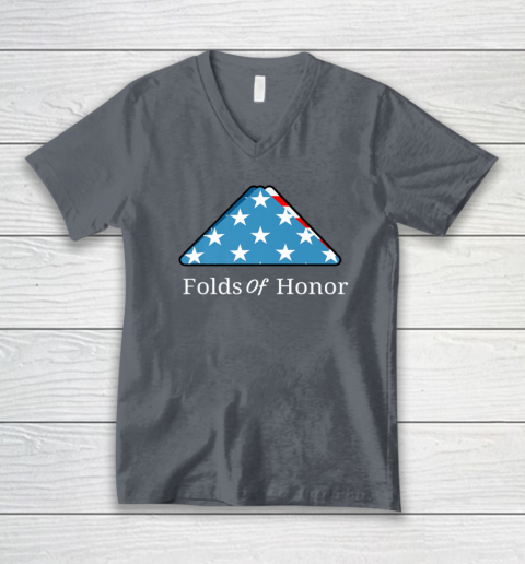 Dan Bongino Folds Of Honor V-Neck T-Shirt - Image 4