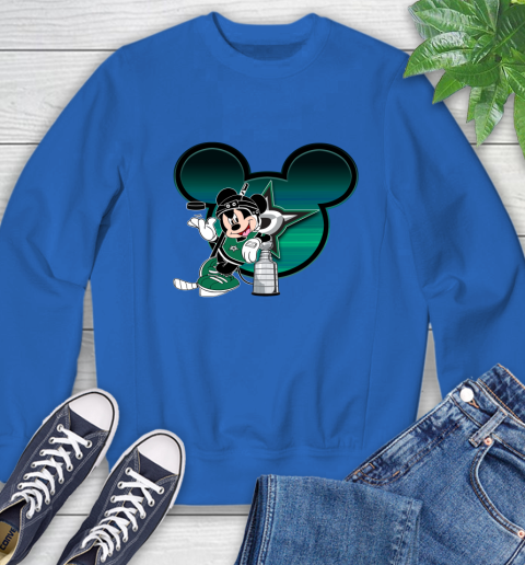 NHL Dallas Stars Stanley Cup Mickey Mouse Disney Hockey T Shirt Sweatshirt 8