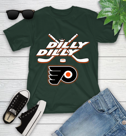 NHL Philadelphia Flyers Dilly Dilly Hockey Sports Youth T-Shirt 5