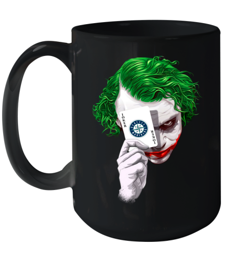 Seattle Mariners MLB Baseball Joker Card Shirt Ceramic Mug 15oz