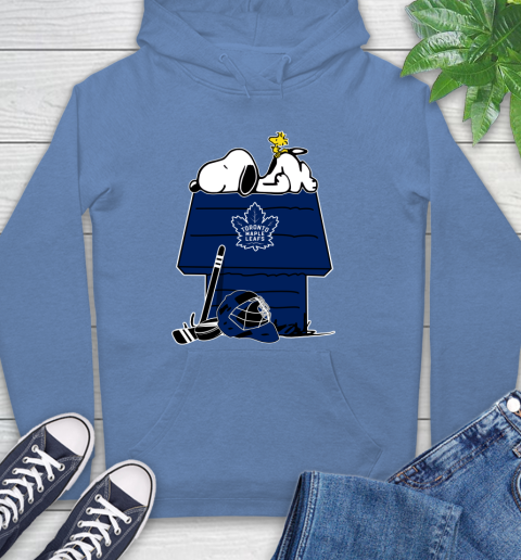 Toronto Maple Leafs NHL Hockey Snoopy Woodstock The Peanuts Movie Hoodie 11