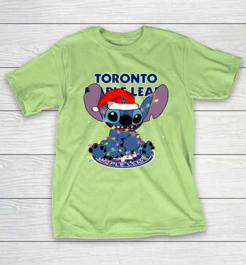 Toronto Maple Leafs NHL Hockey noel stitch Christmas T-Shirt 6