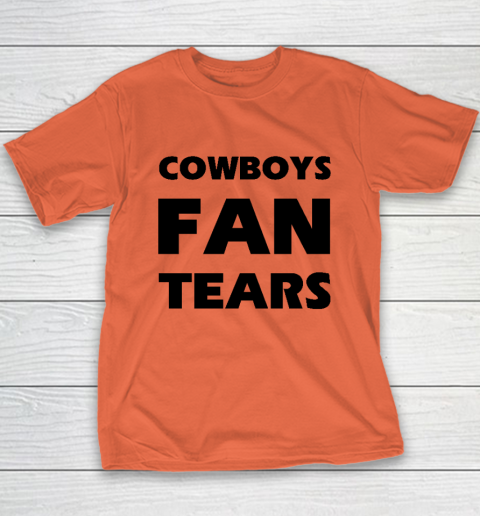 Cowboys Fan Tears Youth T-Shirt 2