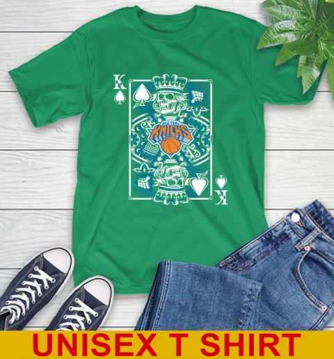 New York Knicks NBA Basketball The King Of Spades Death Cards Shirt T-Shirt 7