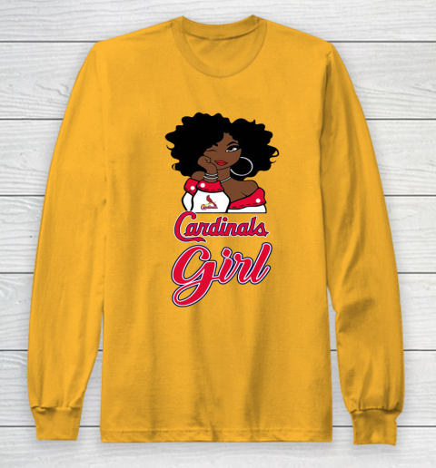 St.Louis Cardinalss Girl MLB Long Sleeve T-Shirt 3