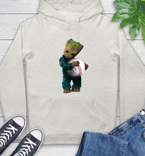 MLB Groot Guardians Of The Galaxy Baseball Sports Colorado Rockies Hoodie 12