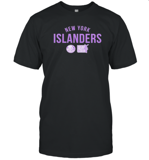 New York Islanders Richmond Resilient Hockey Fights Cancer T-Shirt