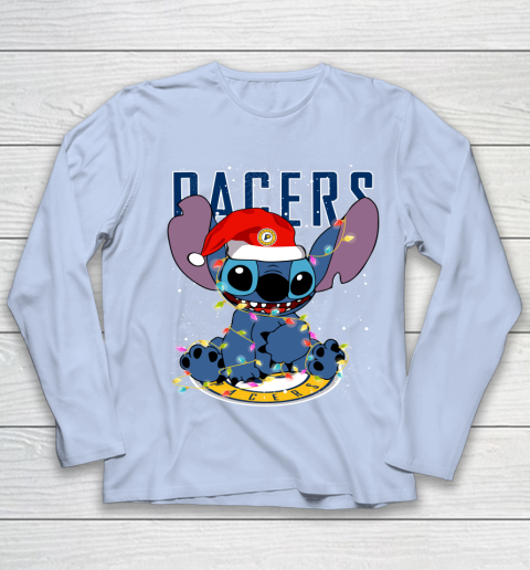 Indiana Pacers NBA noel stitch Basketball Christmas Youth Long Sleeve 5