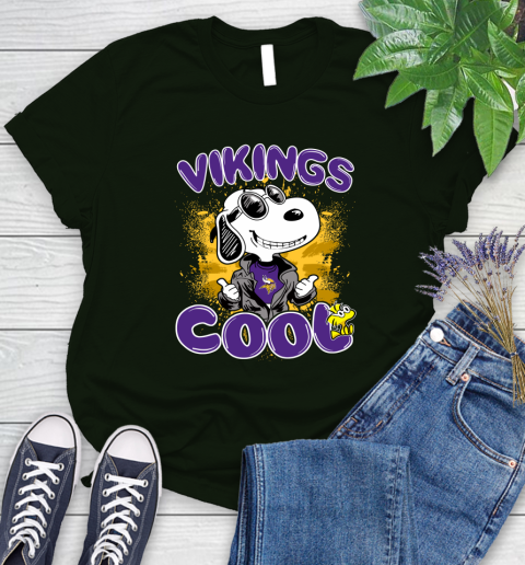 NFL Football Minnesota Vikings Cool Snoopy Shirt Women's T-Shirt 5
