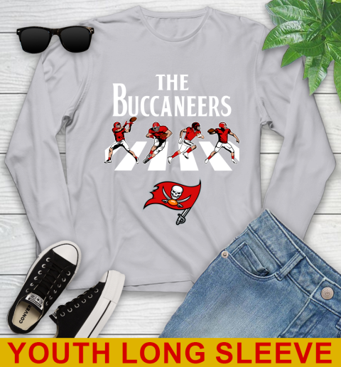 NFL Football Tampa Bay Buccaneers The Beatles Rock Band Shirt Youth Long Sleeve 5