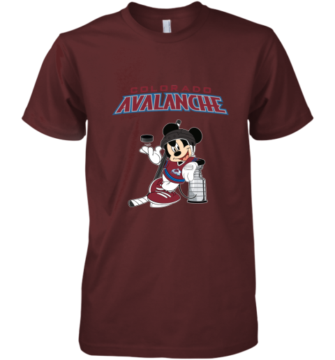 Mickey Colorado Avalanche With The Stanley Cup Hockey NHL Premium Men's T-Shirt