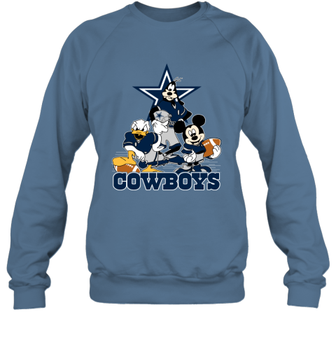 Goofy Donald Duck And Mickey Mouse Dallas Cowboys Football T Shirt