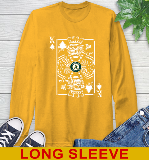 Oakland Athletics MLB Baseball The King Of Spades Death Cards Shirt Long Sleeve T-Shirt 2