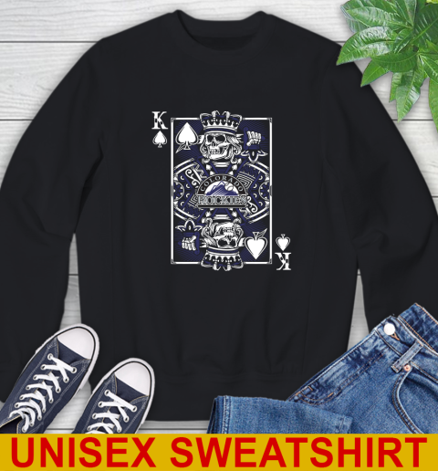 Colorado Rockies MLB Baseball The King Of Spades Death Cards Shirt Sweatshirt