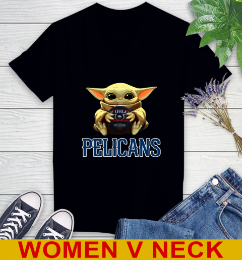 NBA Basketball New Orleans Pelicans Star Wars Baby Yoda Shirt 78