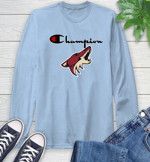 NHL Hockey Arizona Coyotes Champion Shirt Long Sleeve T-Shirt 6