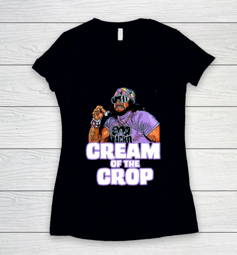 Macho Man Cream of the Crop Women's V-Neck T-Shirt