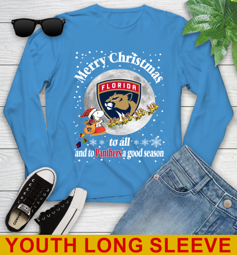 Florida Panthers Merry Christmas To All And To Panthers A Good Season NHL Hockey Sports Youth Long Sleeve 8