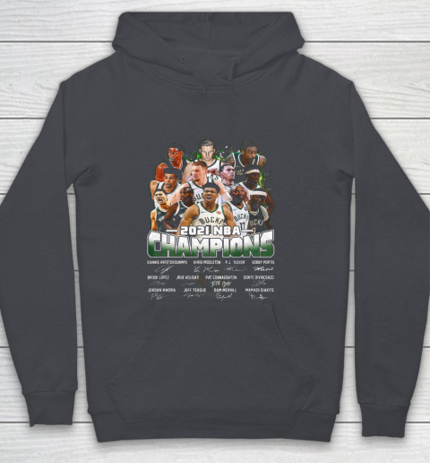Milwaukee Bucks Championship shirt Milwaukee Basketball Bucks Finals 2021 Youth Hoodie 5