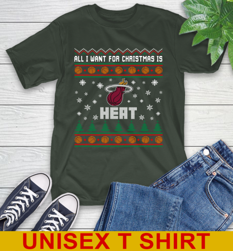 NBA Basketball All I Want For Christmas Is Miami Heat 6