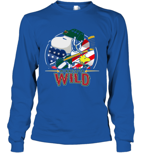 mn wild long sleeve shirt