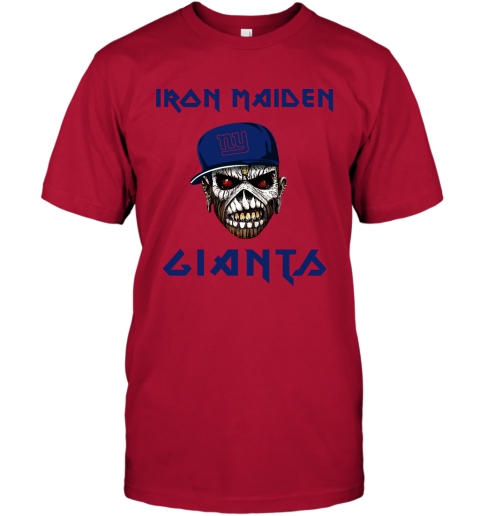 NFL New York Giants Iron Maiden Rock Band Music Football Sports FmOn386rKyx classic t shirt 2 95 151514 front red