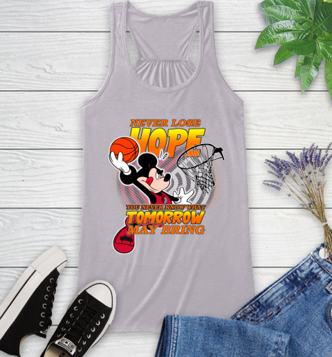 Portland Trail Blazers NBA Basketball Mickey Disney Never Lose Hope Racerback Tank 4