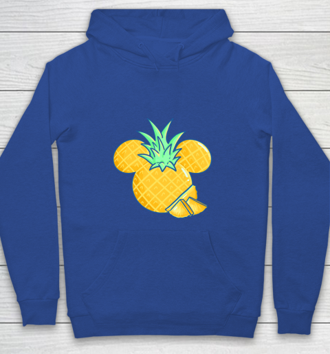 Disney Mickey Friends Mickey Pineapple Logo Youth Hoodie 6