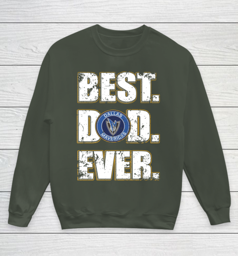 NBA Dallas Mavericks Basketball Best Dad Ever Family Shirt Youth Sweatshirt 8